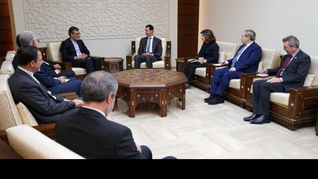 الرئيس الأسد استقبل جابري أنصاري: العدوان الثلاثي على سوريا لن ينجح في وقف الحرب على الإرهاب