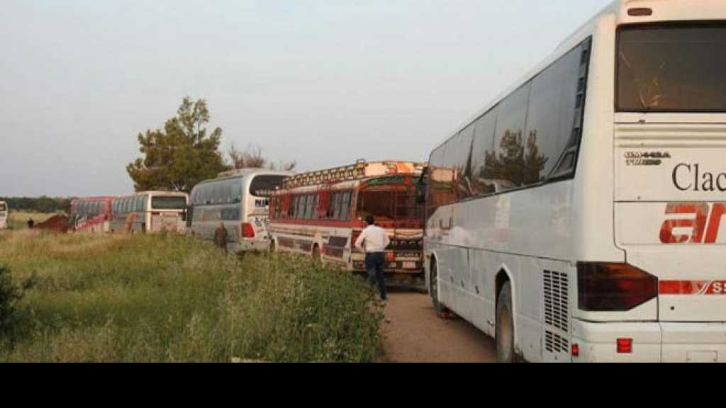 بدء دخول الحافلات إلى كفريا والفوعة وإخراج مسلحي النصرة من مخيم اليرموك