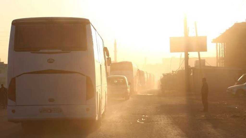 خروج أكثر 1300 مسلح عبر معبر بيت سحم جنوبي دمشق