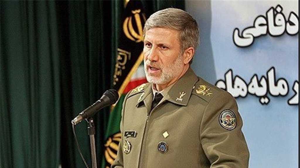 وزير الدفاع الإيراني: لن نتوقف لحظة واحدة في مجال تطوير الأنظمة الدفاعية للبلاد