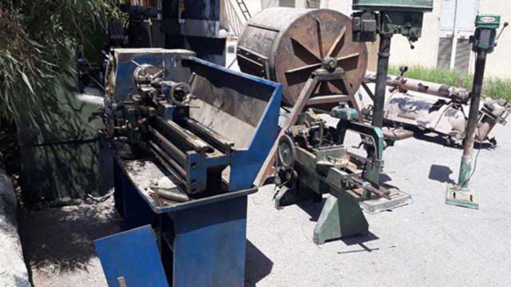 العثور على حفارة أنفاق وآلات لتصنيع القذائف خلال عمليات تمشيط جنوب دمشق