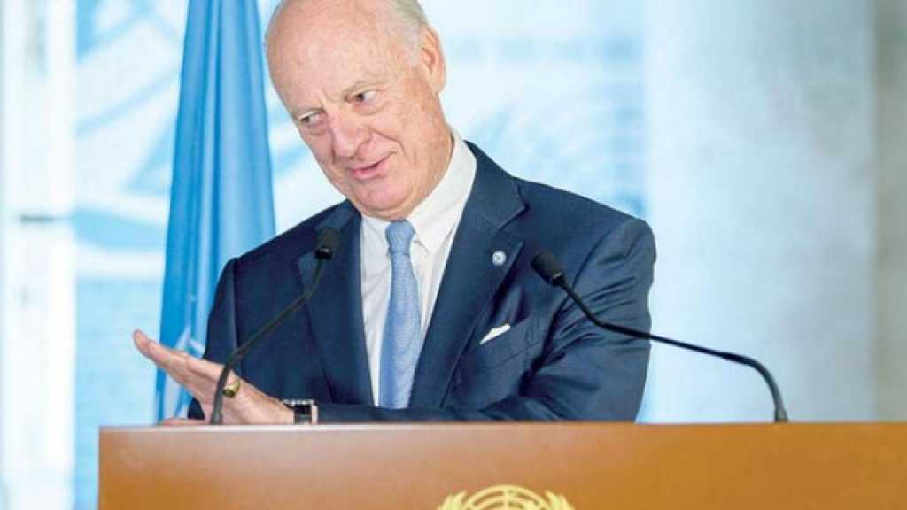 دي ميستورا : دمشق قدمت لائحة من 50 إسماً رشحتهم للجنة الدستورية