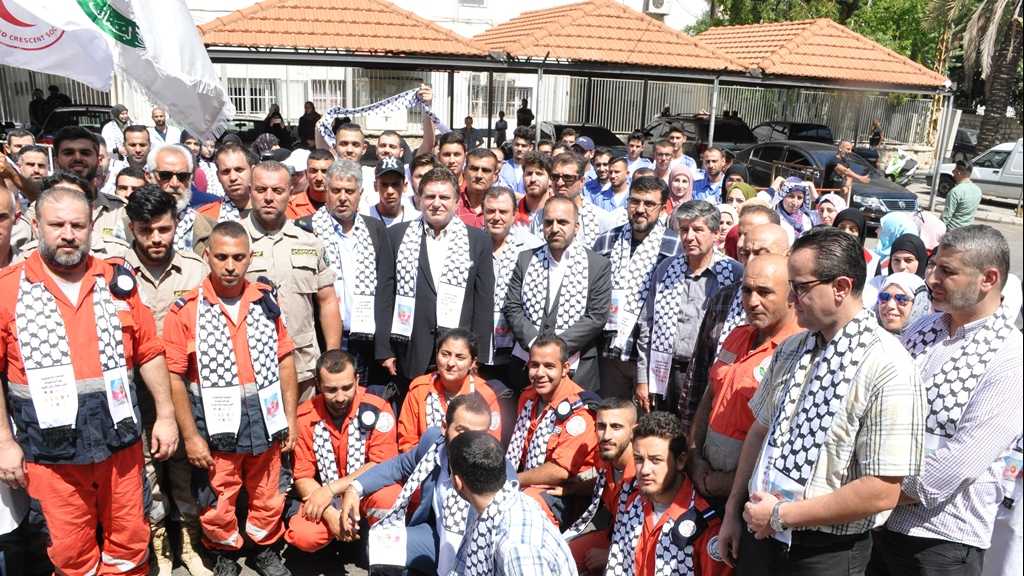 وقفة تضامنية مع الشهيدة الفلسطينية المسعفة رزان النجار في النبطية