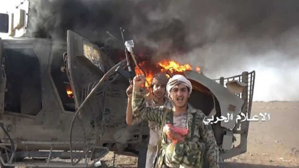 تدمير 4 آليات للعدوان السعودي على اليمن في جيزان والساحل الغربي