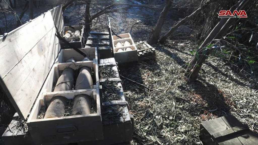 بالصور: مخلفات &rsquo;داعش&rsquo; في بلدة الشجرة بمنطقة حوض اليرموك