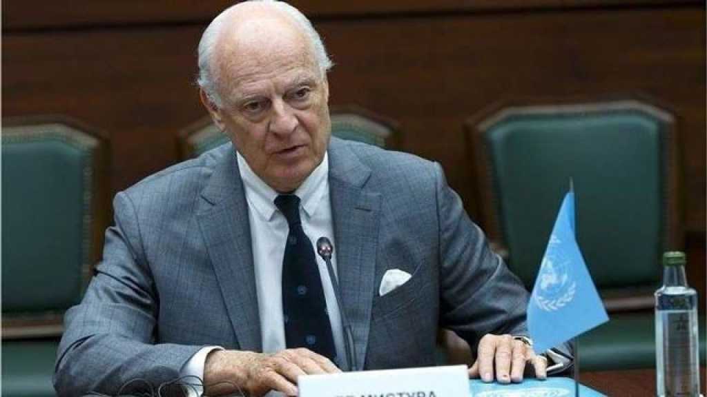 دي ميستورا يقدم للدول الضامنة قائمة للجنة صياغة الدستور السوري