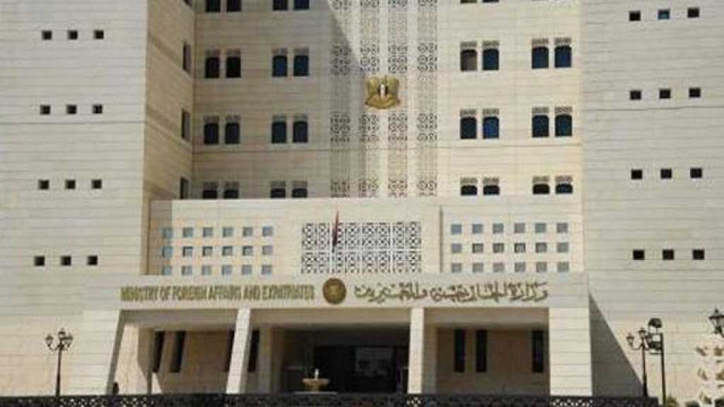 سوريا تدين القرار الأميركي بإعادة العقوبات الاقتصادية على إيران