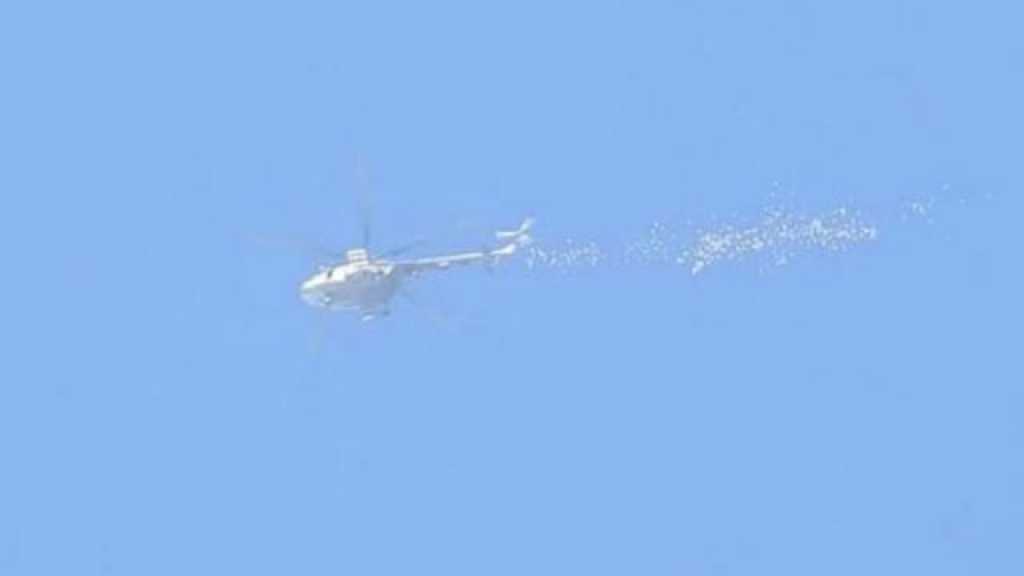 بالصور - مناشير الجيش السوري فوق إدلب