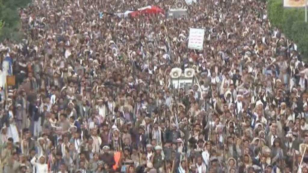 مسيرة حاشدة في صنعاء تنديدا بالحرب الاقتصادية