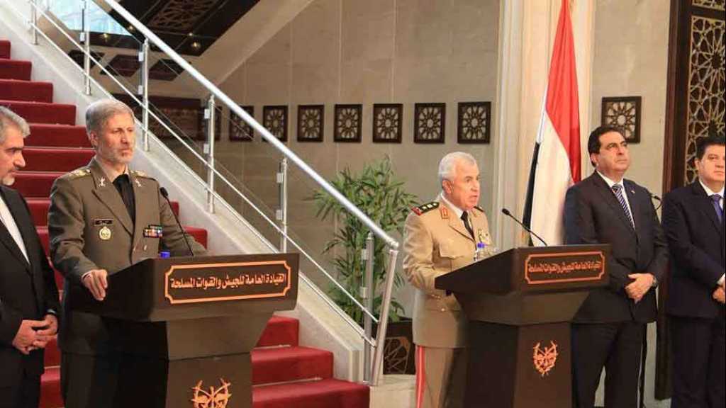 وزير الدفاع السوري التقى نظيره الايراني: سيتم استعادة إدلب وتطهيرها من الإرهاب