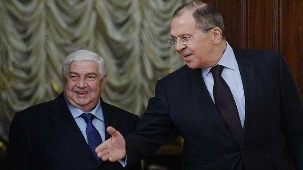 لافروف والمعلم يبحثان التسوية السلمية للأزمة السورية