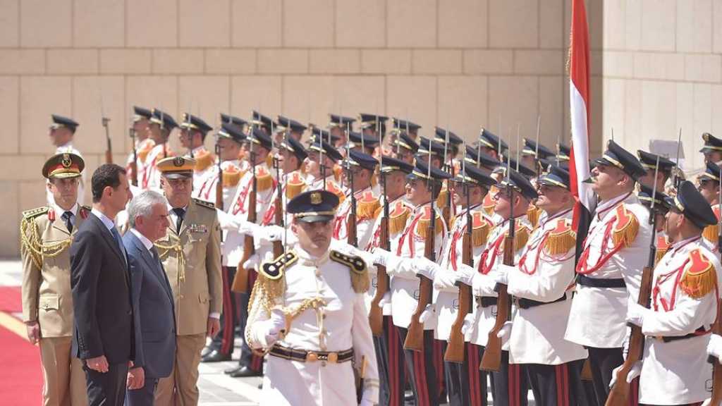 الرئيس الأسد يستقبل رئيس أبخازيا