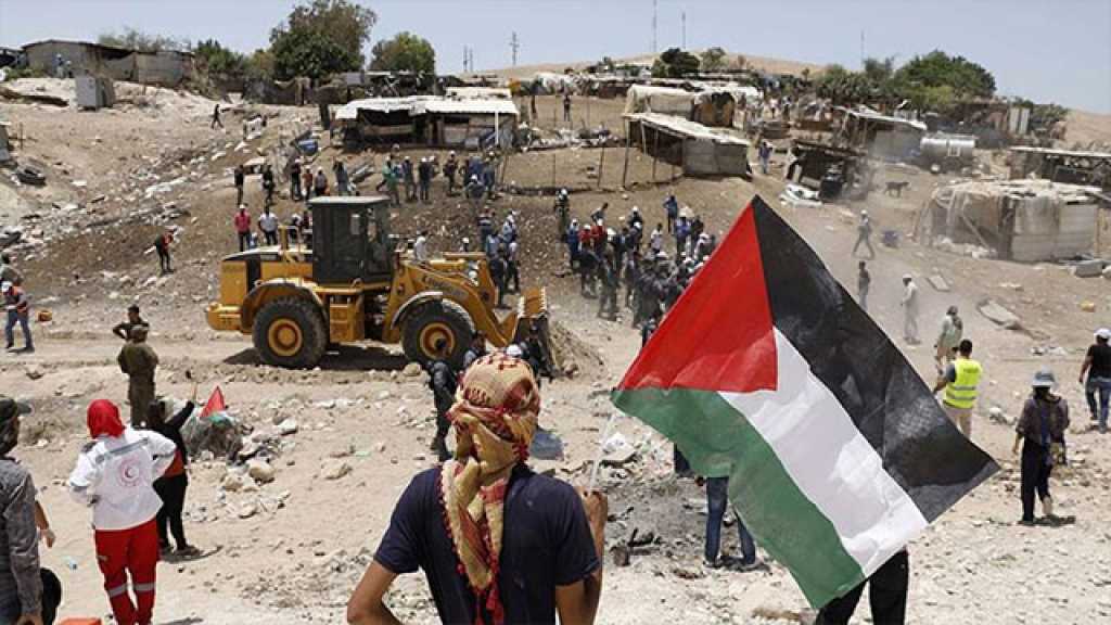 اعتصام فلسطيني مفتوح احتجاجًا على قرار الاحتلال هدم قرية الخان الأحمر