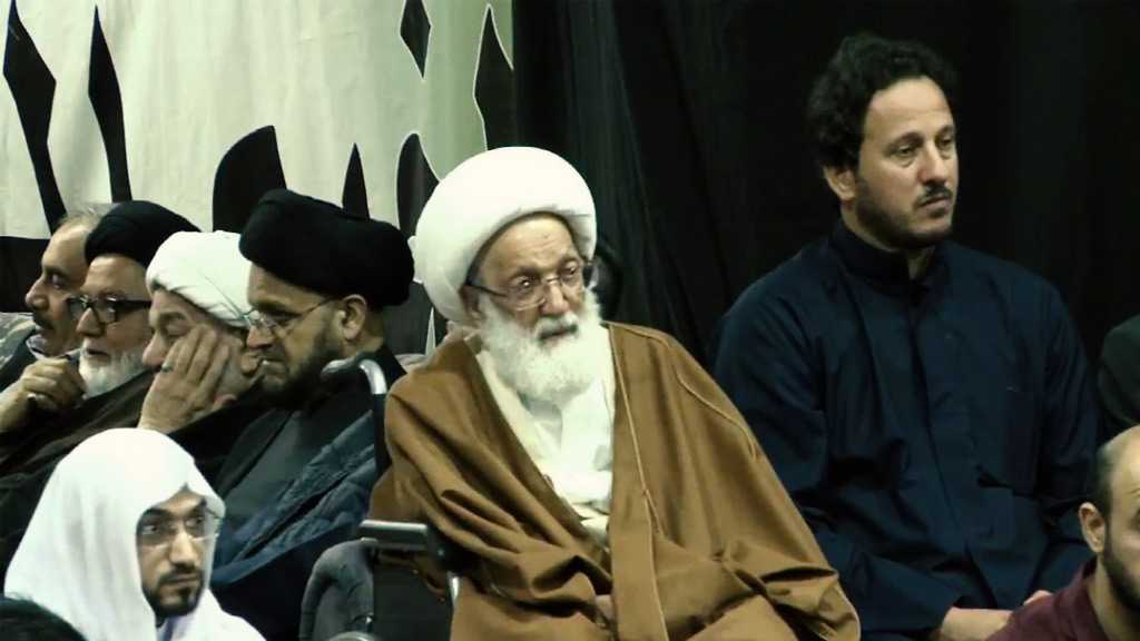 آية الله قاسم يشارك في عزاء الحسين (ع) في لندن