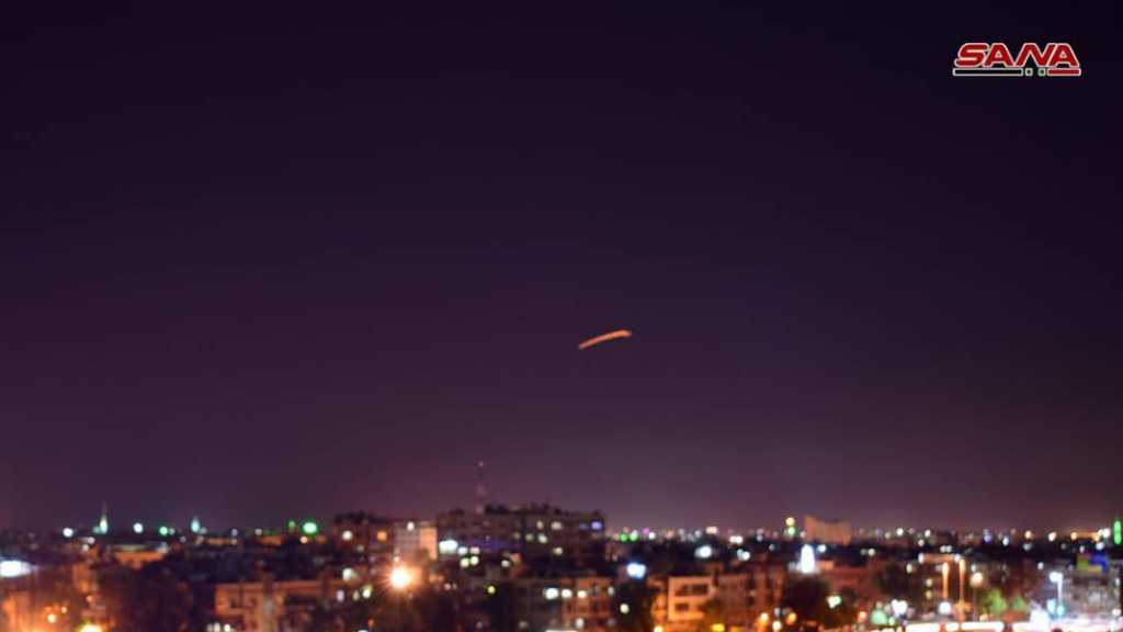 المضادات السورية تصدت لعدوان صاروخي صهيوني على مطار دمشق&nbsp;