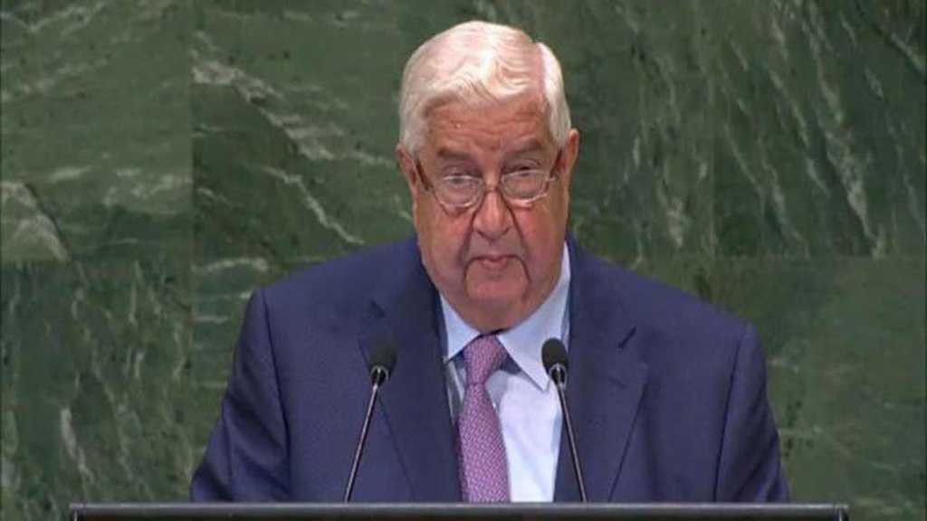 المعلم: عازمون على تطهير كل أراضينا من رجس الإرهاب ومن أي وجود أجنبي غير شرعي