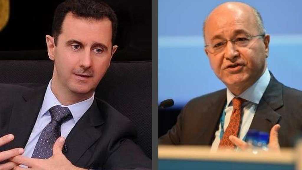 الرئيس الأسد يهنئ نظيره العراقي.. وتأكيد على عمق العلاقات بين البلدين
