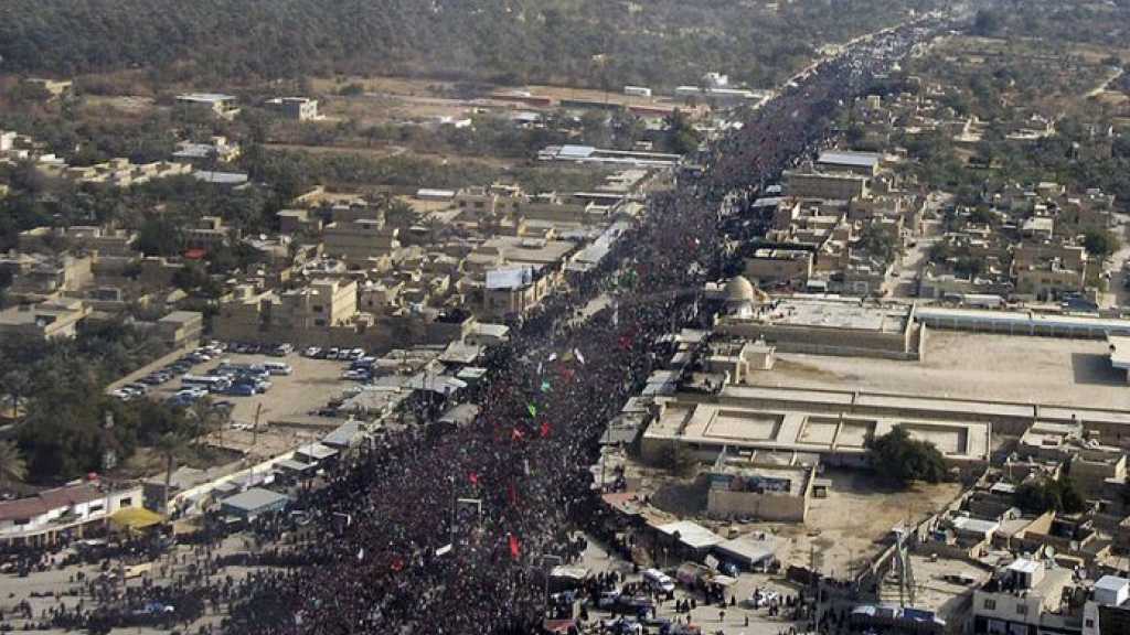 حشود مليونية في كربلاء احياءً لأربعينية الامام الحسين (ع)