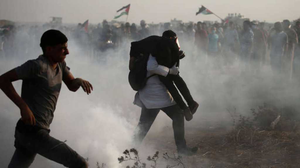 اصاباتٌ في صفوف الفلسطينيين باعتداء الإحتلال على ’مسيرات العودة’