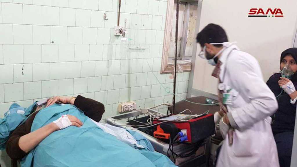 التنظيمات الإرهابية تعتدي عى الأحياء السكنية في مدينة حلب بقذائف تحوي غاز الكلور