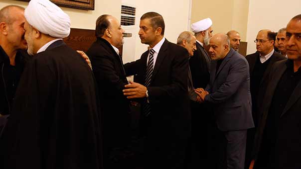 بالصور.. حزب الله وعائلة القنطار يتقبلون التعازي باستشهاده