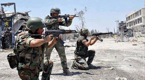 الجيش السوري يوقع عدداً من المسلحين قتلى وجرحى في ريف درعا