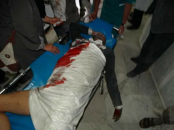 91 شهيداً وجريحاً في غارات للعدوان السعودي على مكتب رئاسة الجمهورية بصنعاء