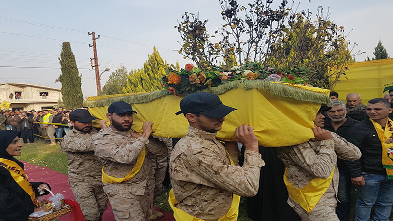 حزب الله وجمهور المقاومة شيّعوا الشهيدين طراد الحاج حسن وعلي نون