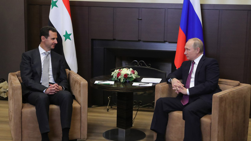 لقاء قمة بين الأسد وبوتين في سوتشي : الإنتصارات عززت المسار السياسي لحل الأزمة السورية