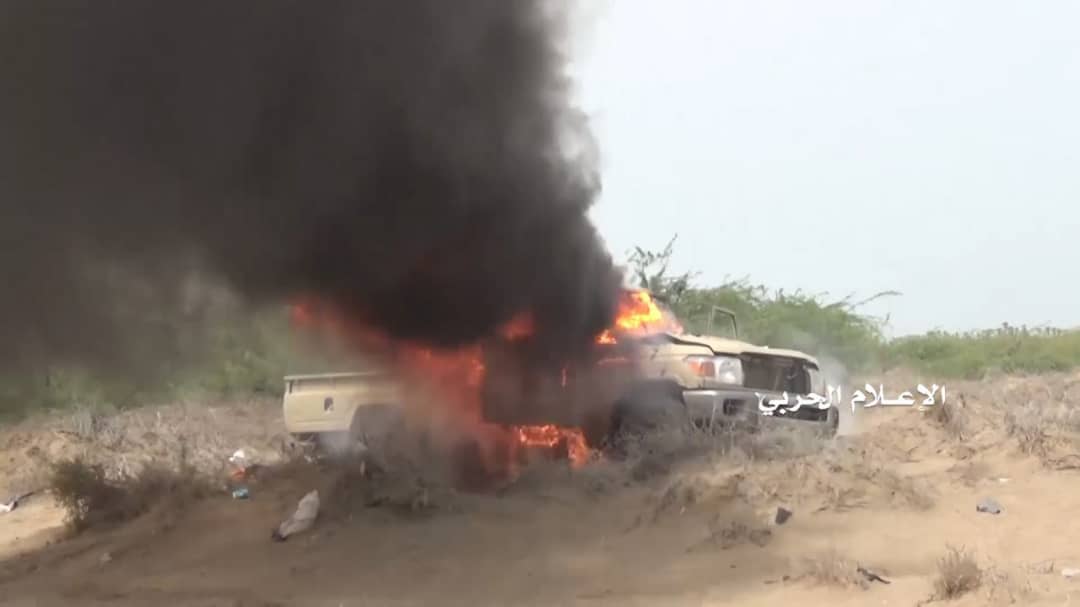 بالصور: كتيبة كاملة لمرتزقة العدوان بين قتيل وجريح وأسير في الساحل الغربي