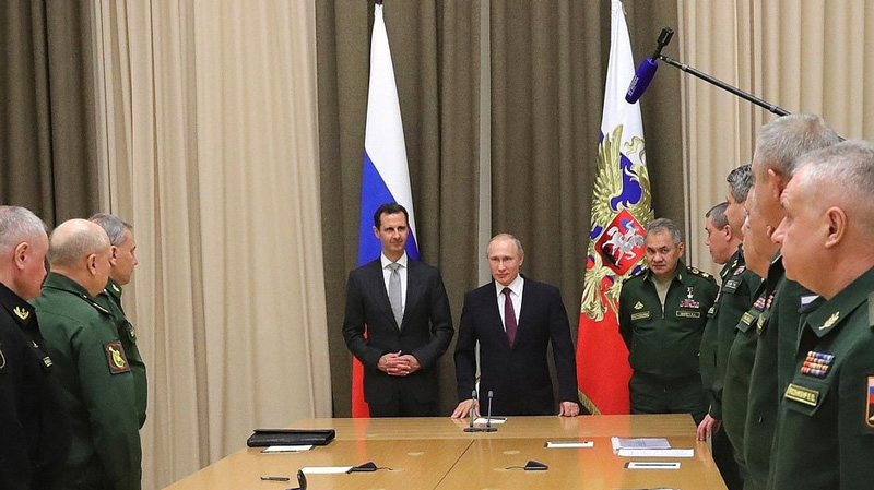 لقاء قمة بين الأسد وبوتين في سوتشي : الإنتصارات عززت المسار السياسي لحل الأزمة السورية