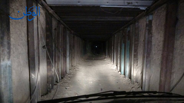 بالصور .. أضخم أنفاق الإرهابيين في الغوطة الشرقية