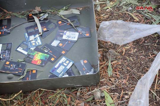 بالصور: مخلفات ’داعش’ في بلدة الشجرة بمنطقة حوض اليرموك
