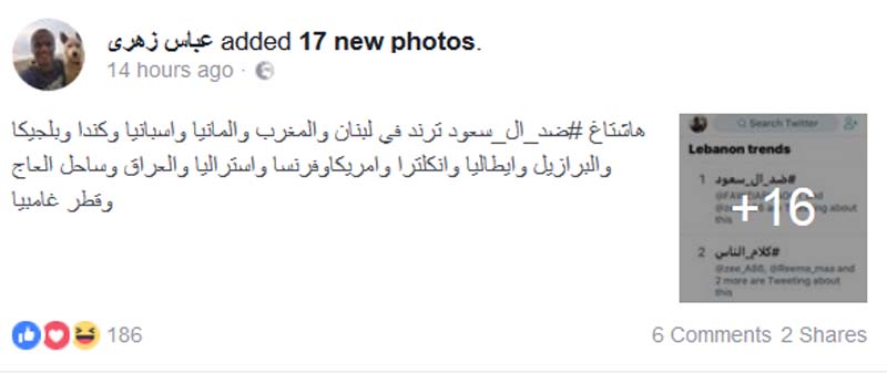 تظاهرة الكترونية مدوّية #ضد_آل_سعود