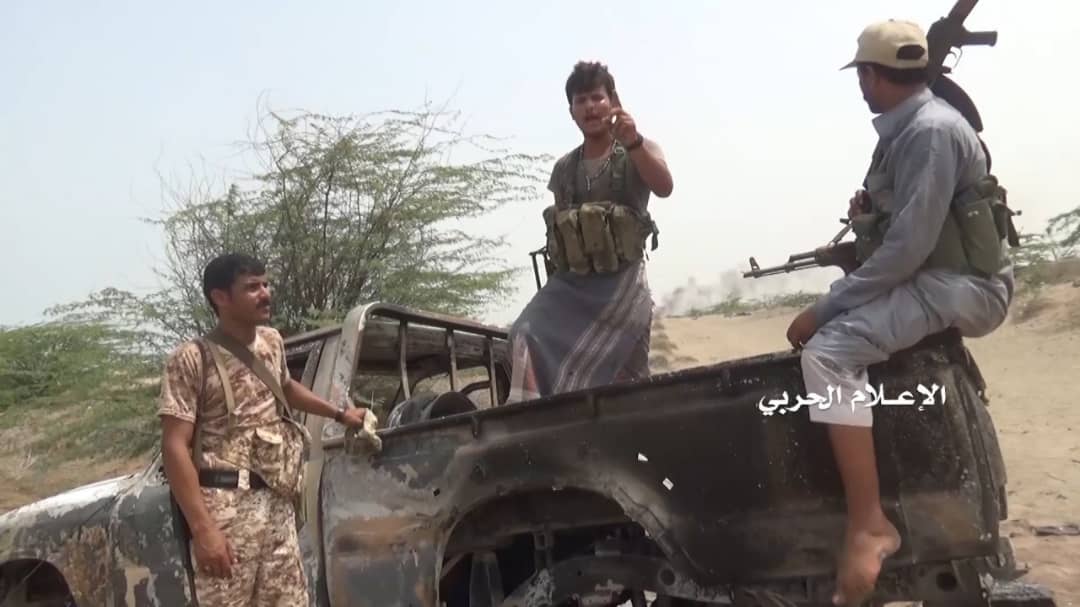 بالصور: كتيبة كاملة لمرتزقة العدوان بين قتيل وجريح وأسير في الساحل الغربي