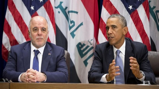 اوباما يستقبل العبادي ويشير الى تقدم في الحرب على &rsquo;داعش&rsquo;