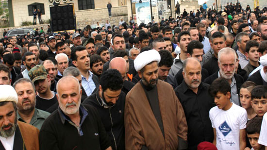 تشييع شهيد الدفاع المقدس محمد حسن هاشم  في عين التينة