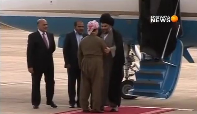 السيد مقتدى الصدر يلتقي البارزاني ويطرح برنامجاً للحل السياسي في العراق