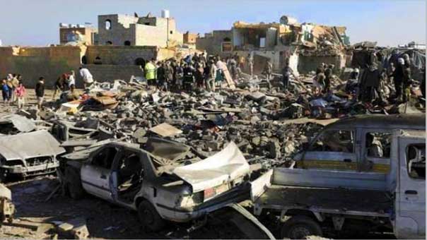 الجرائم السعودية بحق الإنسانية: مواصلة إغلاق منافذ الإغاثة للشعب اليمني 