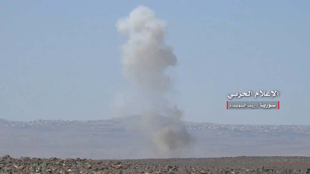 بالصور.. عمليات الجيش السوري ببادية السويداء الشرقية