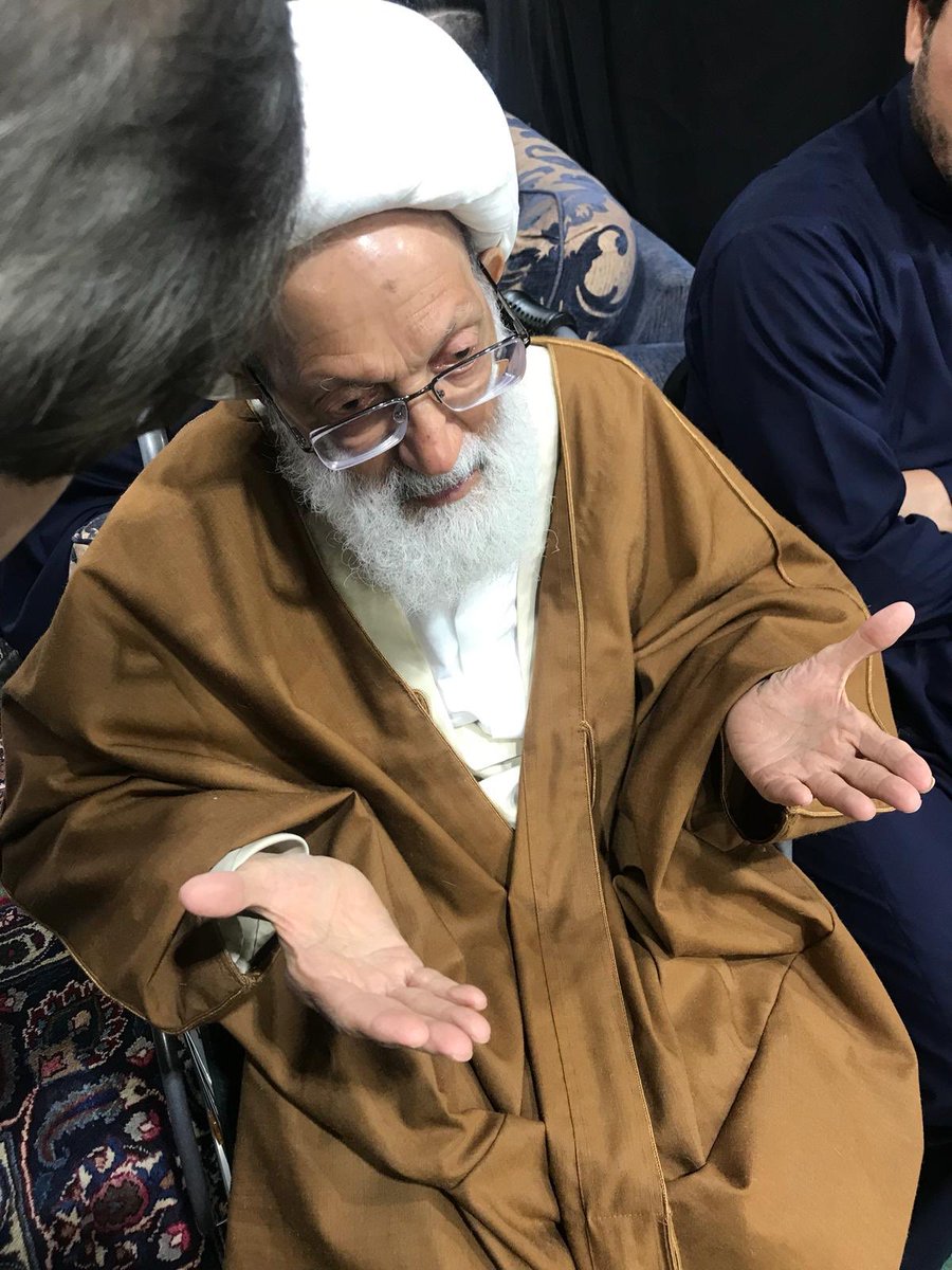 آية الله قاسم يشارك في عزاء الحسين (ع) في لندن